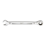 MAX BITE&trade; KOMBINĒTĀ UZGRIEŽŅU ATSLĒGA AR SPRŪDRATU, MAXBITE RATCHETING METRIC COMBINATION SPANNER 12MM - 1PC, 4932471505 MILWAUKEE