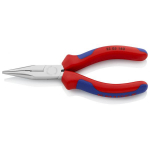 Sānu grie&scaron;anas knaibles ar smailu galu, Knipex, 25 05 160 SB, hromētas, 160 mm, ar daudzkomponentu rokturiem