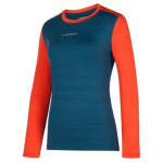 Krekls TOUR LS W, izmērs: XS, Storm Blue/Cherry Tomato, 8020647203321 LA SPORTIVA