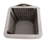 Uzglabā&scaron;anas kaste BOCAS 39x39x42cm, pelēka plastmasa 28565 Allit