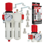 Filter Regulaator ja M&auml;&auml;rdeaine 1/2" Tvardy T20021, 0&ndash;12 bar, 3400 l/min