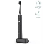 Ultraheliline elektriline hambahari 46000p/min 5 režiimi juhtmevaba laadimine kuni 40 p&auml;eva IPX7 must ADB0006 Aeno