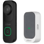 Dahua VDKP01-BG Uksekell, 2K, Wi-Fi, Must, 135 &times; 45 &times; 24.2 mm, 0.11 kg