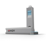 Lindy USB Type C pordi blokeerija 40465, 4 tk, sinine