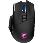 Msi USB optiline m&auml;ngurihiir VERSA PRO WIRELESS + MOUSE DOCK PRO, 26000 DPI, 15 nuppu, 450mAh, 80h aku t&ouml;&ouml;aeg, RGB valgustus