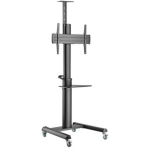 Gembird telerii statiiv ratastega 37-70 TVS-70T-02, s&uuml;gavus 2157 mm, laius 772 mm, k&otilde;rgus 648 mm, VESA 600 mm x 400 mm