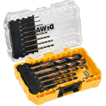 Dewalt Metallist puurekomplekt DT70727-QZ, 14 tk, HSS-G, 3 lame, Kumerd ots, TSTAK &uuml;hilduv