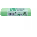 Biobag Pr&uuml;gi kotid 35186539 30L, 14 tk, 16 mikronit, 50x57cm, rohelised