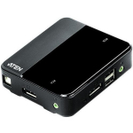 Aten 2-Port USB DisplayPort/Audio KVM l&uuml;liti CS782DP-AT, 2 x KVM / audio / USB, 4K UHD tugi, uuendatav tarkvara