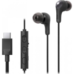 Jvc k&otilde;rvaklapid HA-FR9UCBU, 9.2mm, 1.2m, must, 20g, USB Type-C, 5-22000Hz, 3-nupuline juhtimine, mikrofoni vaigistus