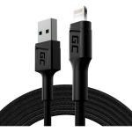 Green Cell KABGC12 kaabel, 2 m, 480 Mbit/s, Lightning USB-A, must, 1 tk.
