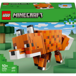 Lego Konstruktor Minecraft Rebane 21588, 497 tk, liikuvad jalad, p&ouml;&ouml;ratav kael, liikuv pea