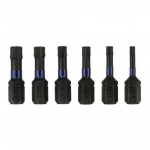 Irwin Impact Pro kruvikeeraja Torx otsikute komplekt, IW6061607, 6 tk, 24 nm, 50 mm, 0,03 kg, kvaliteetne teras
