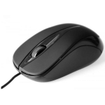 Media-Tech optiline hiir PLANO MT1091K, 800 DPI, USB A, 3 nuppu, ergonoomiline disain, must