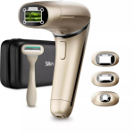 Silkn Epilaator SEV1PE1CC001, kuld, v&otilde;rgutoide, 3 otsikut, kuiv epilatsioon, valgusimpulss, hoiukott