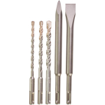 Milwaukee 4932430002 SDS-Plus puuride ja peitlite komplekt, 6&ndash;10 mm, 5 tk.