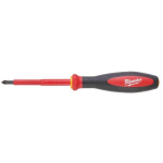Milwaukee 4932464047 VDE kruvikeeraja PZ1 x80mm, 1000V, must fosfaat, CNC lihvitud otsik