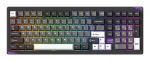 Akko Gem 02 VIA klaviatuur 6978414650828, 102 klahvi, QWERTY, ANSI, mehaaniline, RGB LED, USB+RF+BT 5.0, 8000mAh, 1000Hz, 2.4GHz