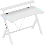 Huzaro Hero 1.9 RGB White m&auml;ngulaud HZ-HERO 1.9 RGB WHITE, 1200x600mm, 75kg, LED, kaablite haldus, MDF