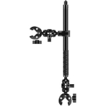 Puluz PU496B mootorratta/jalgratta kinnitus, 150cm teleskoopvarras, 1/4" kruvi, 1.5-4.5cm klamber