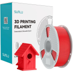 Sunlu ASA R punane 3D-printimise filament, 1.75mm, 50MPa, 96&deg;C, UV-kindel, v&auml;listingimustesse