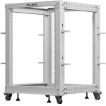 LANBERG OPEN RACK 19" 15U 600X600-1100 ADJUSTABLE GREY