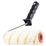 V&auml;rvirull k&auml;epidemega 25cm &Oslash;41mm, 12mm, pol&uuml;ester, kollane triip