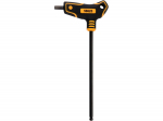 T-handle se&scaron;stūra atslēga 6.0mm, VOREL, 56625, CrV 6150 tērauds, ergonomisks rokturis