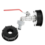 IBC set - S60x6 adaptor + 1/2" tap with 3/4" external thread + hose coupling G70183 GEKO