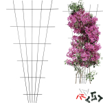 Taimetugi - Aiatrell 150 x 75 cm BIOOGROD 721423, teras, must