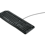 Logitech Klaviatuur K120 920-002508 USB, 1.5 m kaabel, QWERTY, must, t&auml;issuuruses, pritsmekindel, 10 miljonit klahvivajutust