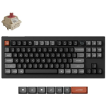 Keychron klaviatuur V3U-D1 8K, 2.4 GHz, Bluetooth 5.3, RGB LED, 660 h aku t&ouml;&ouml;aeg, 45 g aktiveerimisj&otilde;ud, 4000 mAh aku, PBT klahvid
