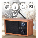 Adler raadio, AD 1184, 15W, 220-240V, 50-60Hz, Bluetooth 5.0, 2 &auml;ratusaega, 40 eelnevalt seadistatud jaama