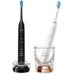 Philips hbrushes, 2-pack | HX9914/57 Sonicare DiamondClean 9000 | Rechargeable | For adults | Number of brush heads included 2 | Number of teeth brushing modes 4 | Black/White