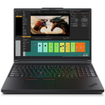 Lenovo ThinkPad P16 G3 Intel | Black | 16 " | IPS | WUXGA | 1920 x 1200 pixels | Anti-glare | Intel Core Ultra 7 | 255HX | 64 (2x32) GB | SODIMM DDR5 | Solid-state drive capacity 1000 GB | NVIDIA RTX PRO 3000 Blackwell Generation | GDDR7 | 12 GB | Wi ...