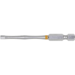 Kstools Kuusnurkne ots 918.3450, 3 mm, 1/4", E 6.3, 75 mm, eriline teras, nikeldatud