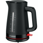 Bosch Veekeetja TWK3M123, 2400 W, 1.7 L, plastmass, 360&deg; p&ouml;&ouml;ratav alus, must