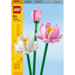 Lego Konstruktor Lotuse lilled 40647, 220 tk, plastmass, 8 a, lilled, Iconic, ei sobi alla 3 a lastele.