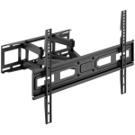 Maclean televiisori hoidik MC-710N, 600x400mm, sobib kaaretelevisioonidele, 37-80", 40kg, seinakinnitus, must, teras