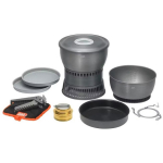 Esbit Telkimise n&otilde;ude komplekt 4260149870797, 1,8l, 2,35l, 10,8kg, 2 taldrikut, 2 potti, 1 pann, kompaktne disain
