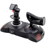 Thrustmaster T-FLIGHT HOTAS X 2960703, must, USB, kaabel, 12 nuppu, suunapedaalid, ergonoomiline gaasi juhtimine