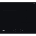 Whirlpool Induktsiooniplaat WSQ4860NE, 7200W, 4 tsooni, must, puutetundlik juhtpaneel, automaatne v&auml;ljal&uuml;litus, lasteohutus