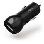 Hama 00183259 Car Charger 2.4A, Black
