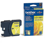 Brother LC1100Y tindikassett, LC1100Y, 325 lehte, kollane, pigmente tint, 1 tk.