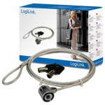 Logilink S&uuml;learvuti turvaseade nbs003, 1.5m, teras, KODU lukuga, 2 v&otilde;tit