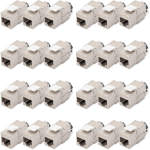 Digitus CAT 6A Keystone moodul, DN-93617-24, 10 Gbit/s, 500 MHz, 1 port, Varjestatud, Taaskasutatav
