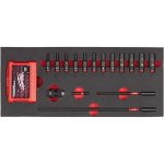 Milwaukee 4932493386 1/4" l&ouml;&ouml;kmuciate komplekt, 4&ndash;13 mm, 17 tk, vahtsisu