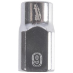 Milwaukee 4932498801 muciņa, 3/8", 9mm, 12-tahuline, sisemine ruut, kroomitud