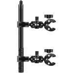 Puluz PU495B mootorratta/jalgratta kinnitus, 2 klambrit, selfie kepp 150cm, 1.5-4.5cm, alumiinium