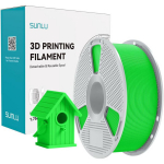 Sunlu ASA filament G, roheline, 1.75mm, 50-200mm/s, 250-280&deg;C, 80-100&deg;C, 50MPa, 96&deg;C, UV